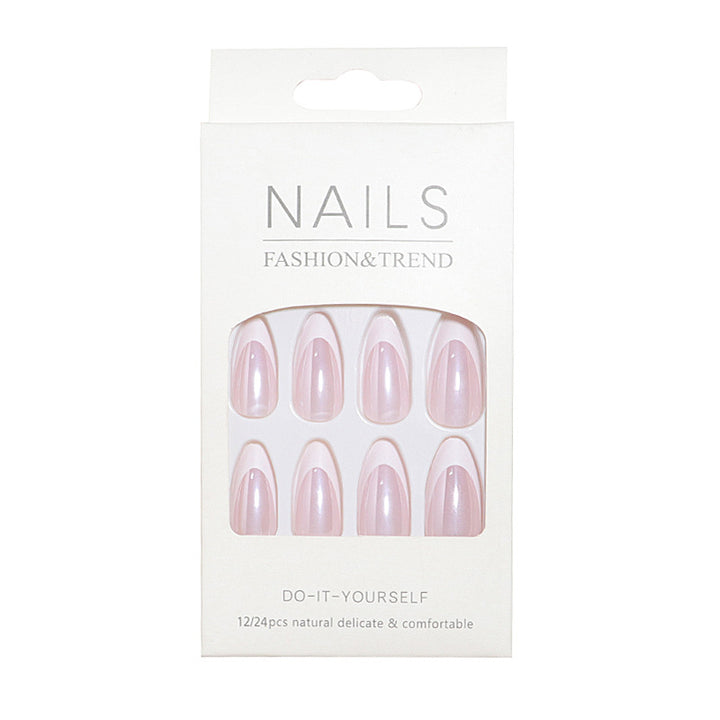 DIY Natural Glossy Press-On Nail Set Bowlift