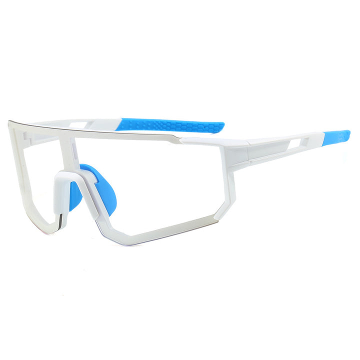 Women's sporty sunglasses in a futuristic design with a wide field of view Bowlift