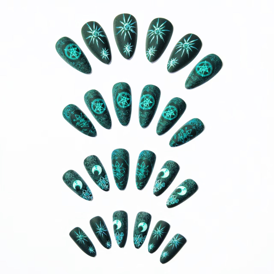 Mystical Patterned Nail Art Bowlift