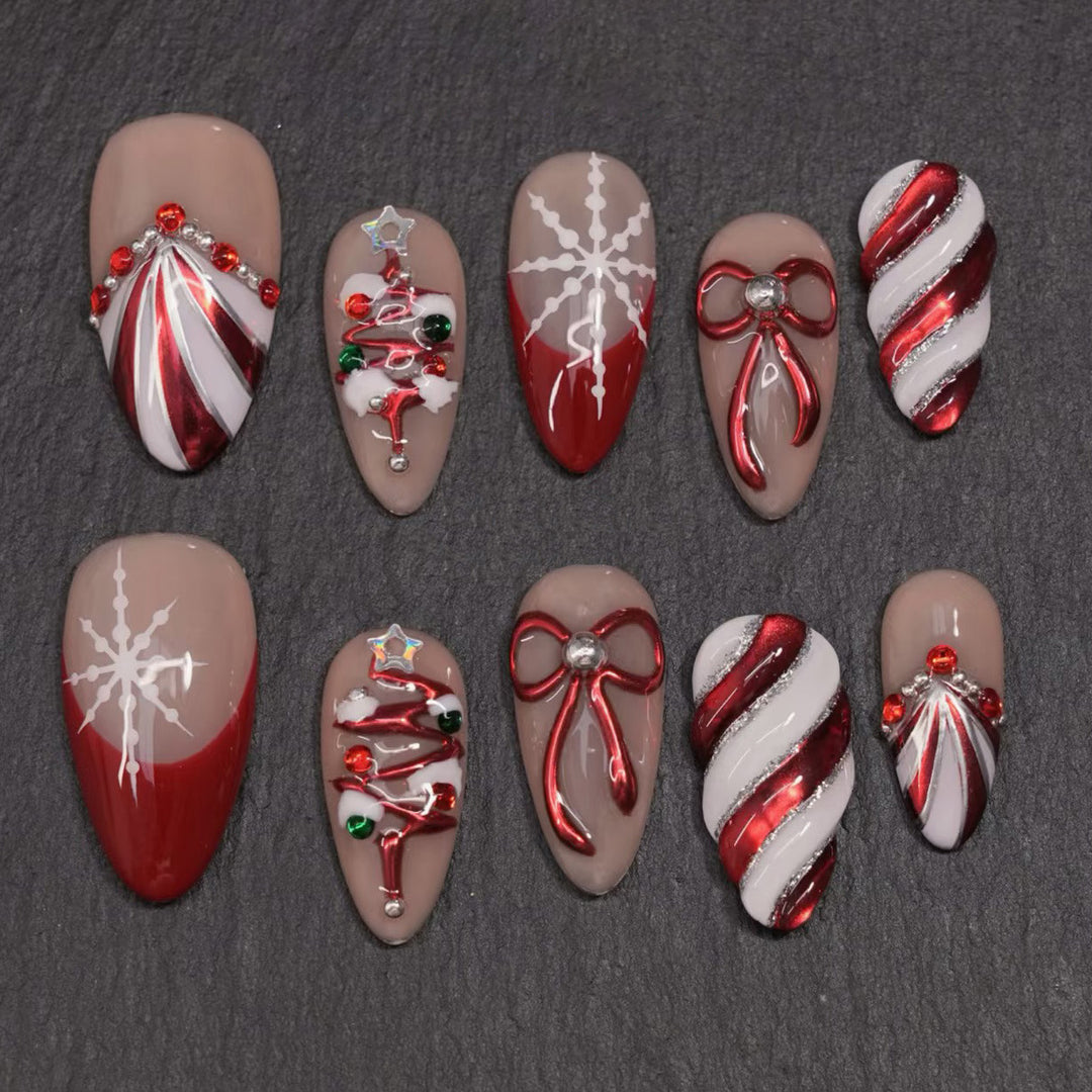 Festive Art Nails Bowlift