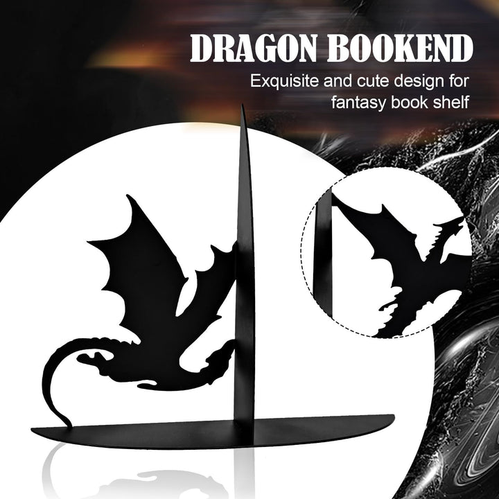 Dragon-Themed Decorative Bookends