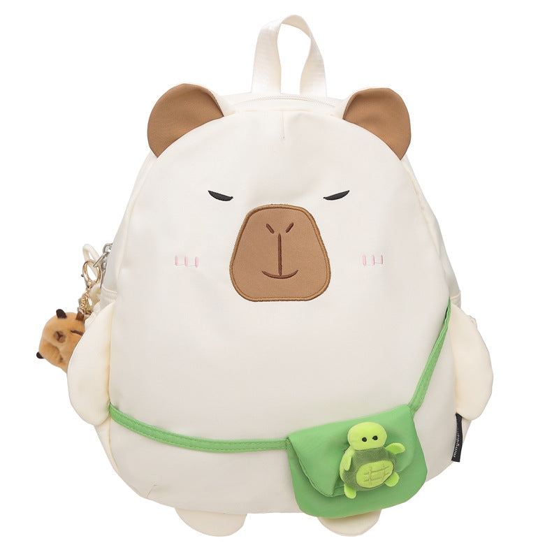Cute Animal-Inspired Plush School Backpack Bowlift