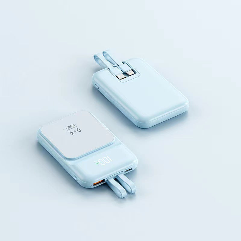 Multifunctional Wireless Power Bank with Integrated Stand Bowlift