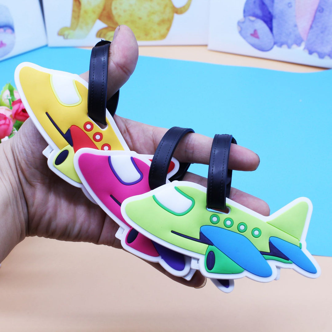 Unisex Airplane-Shaped Luggage Tag Bowlift