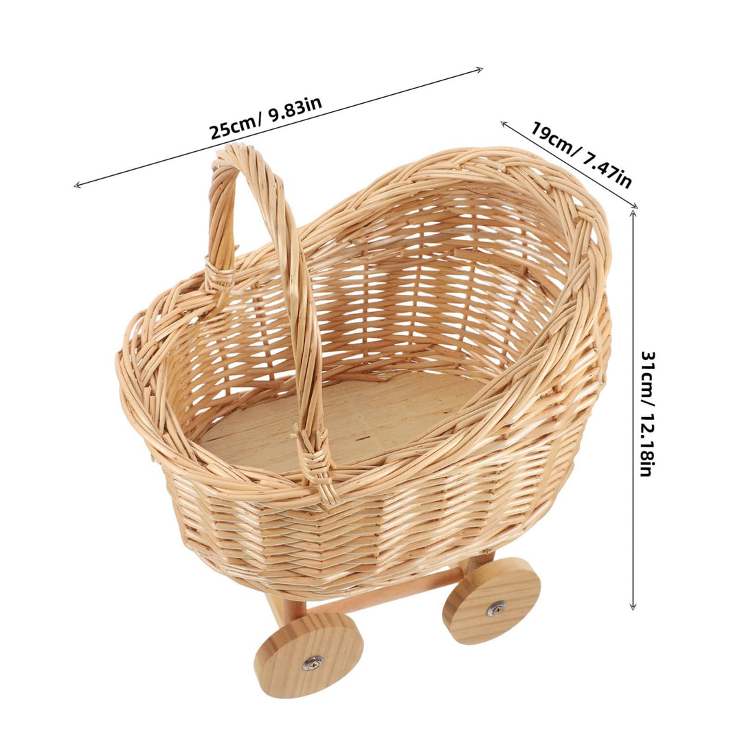 Playful Toy Cart On Wheels Bowlift