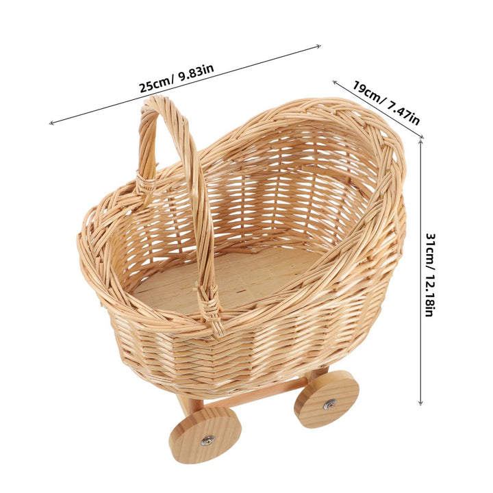 Playful Toy Cart On Wheels Bowlift