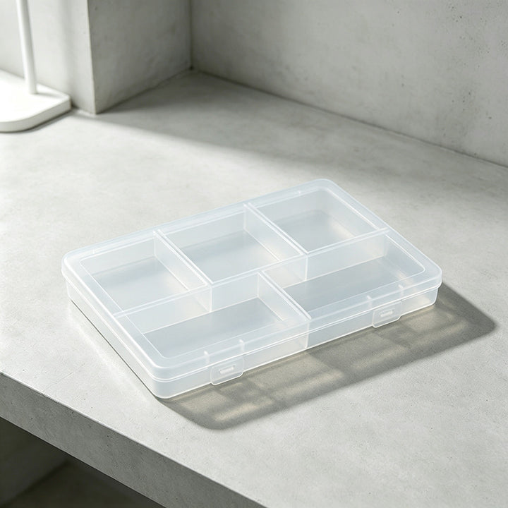 Multi-Compartment Storage Organizer Box Bowlift