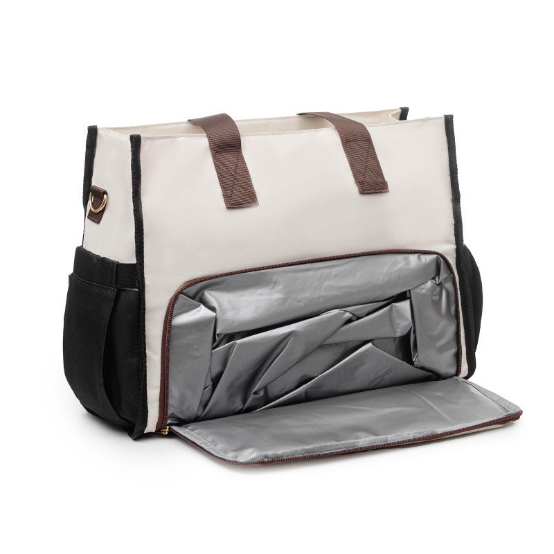 Multifunctional Business Bag with Insulating Interior Compartment Bowlift