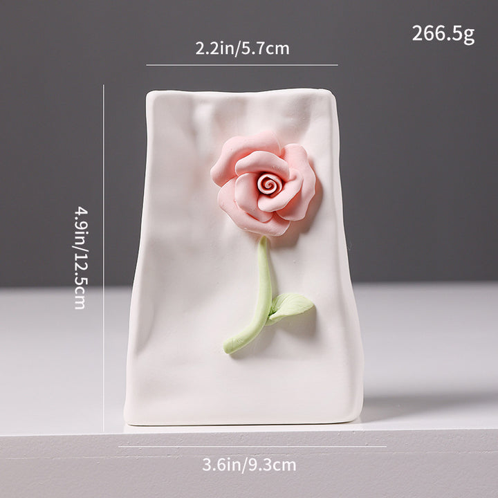 Decorative Floral Pitcher Ornament