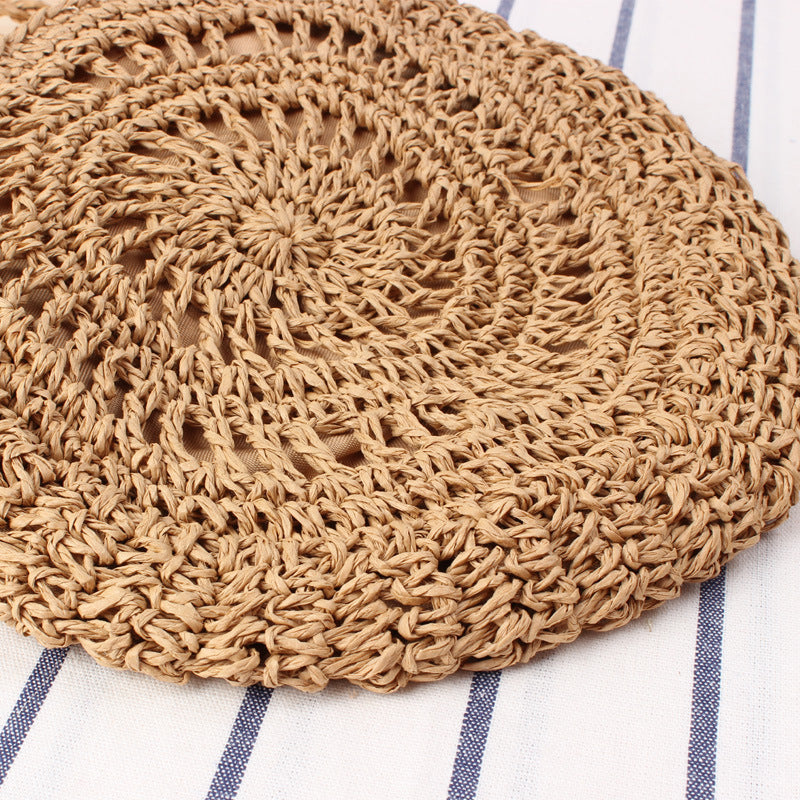 Macrame Crossbody Bag with Decorative Fringes Bowlift