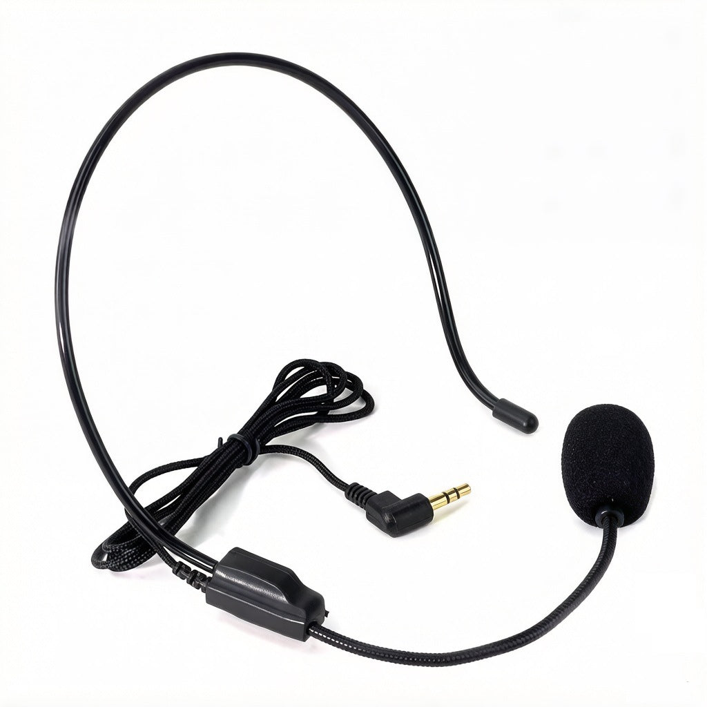 Adjustable Microphone Headset Bowlift