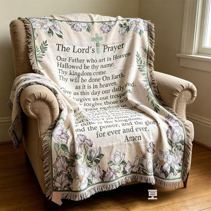 Inspirational Scripted Throw Blanket
