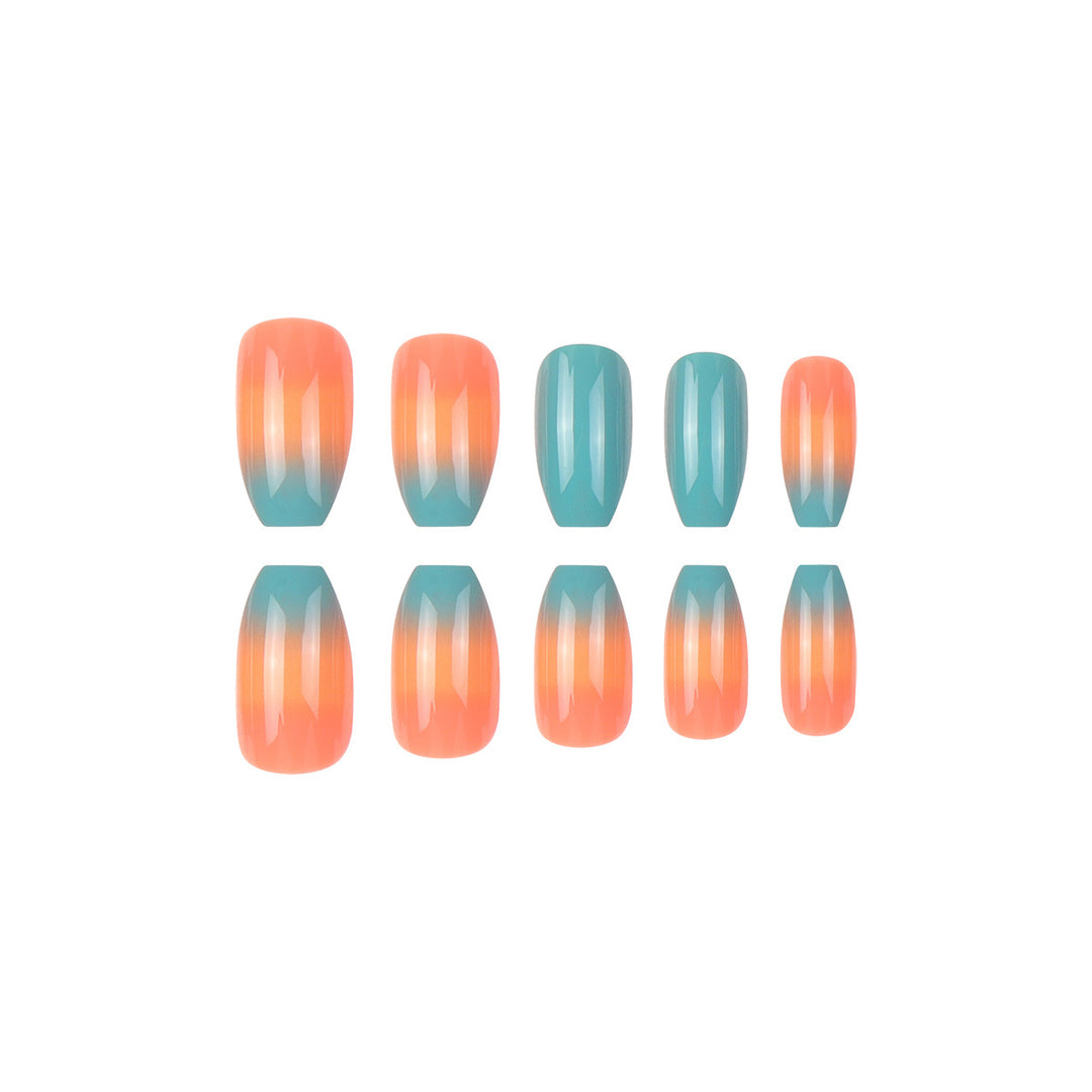 Ombre Press-On Nail Set Bowlift