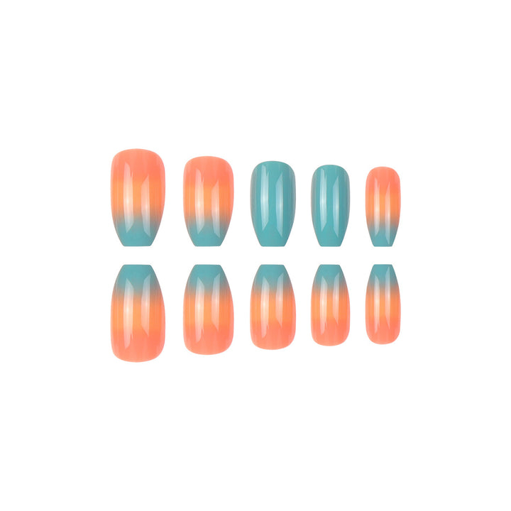 Ombre Press-On Nail Set Bowlift