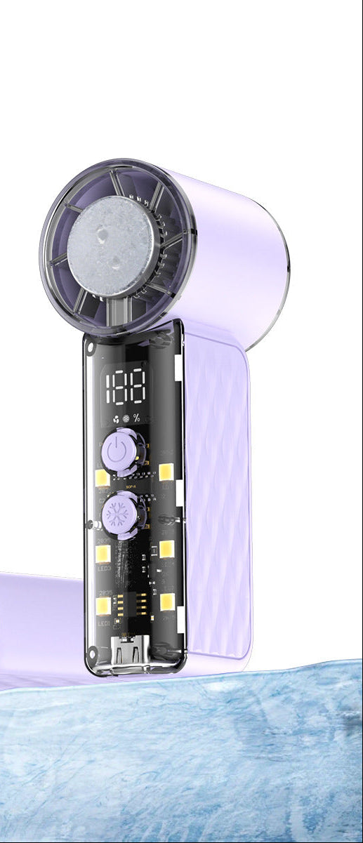 Unisex High-Performance Rechargeable Cooling Fan Bowlift