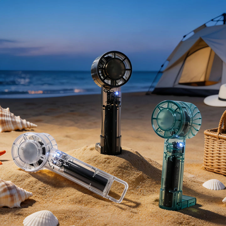 Women portable USB fan with innovative design Bowlift