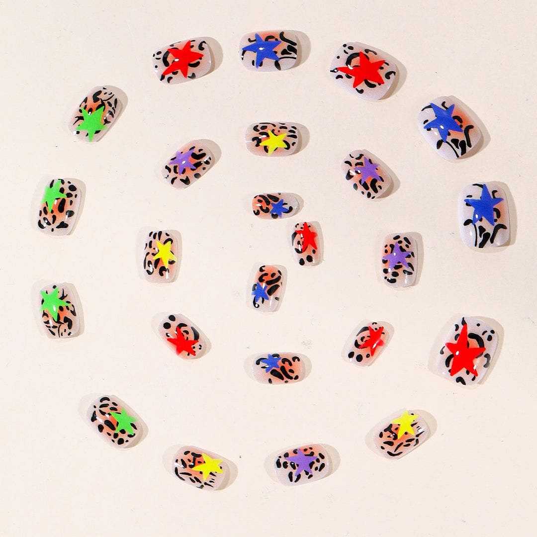 Playful Animal Print Nail Art Bowlift