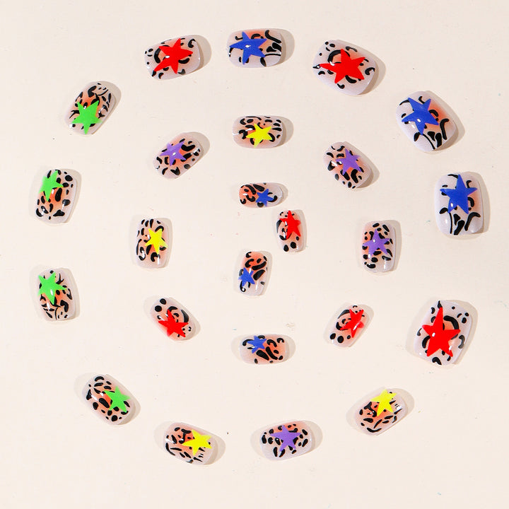 Playful Animal Print Nail Art Bowlift