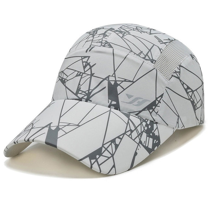 Women’s sporty running cap with stunning geometric pattern Bowlift