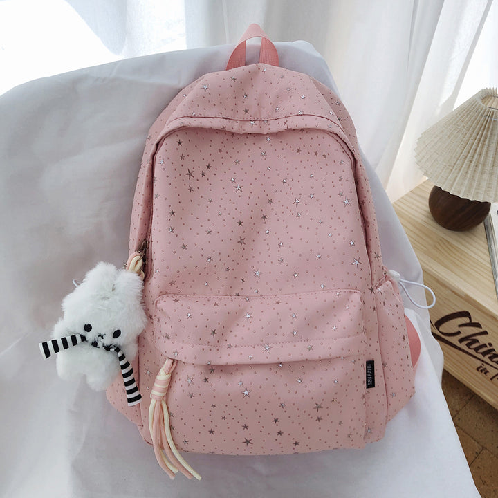 Cute Star Print Backpack