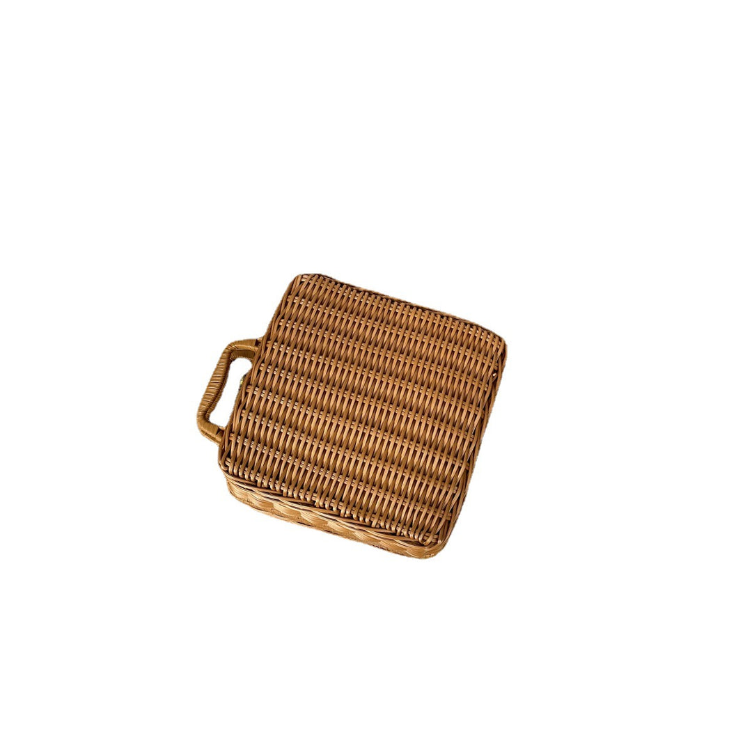Ladies stylish rattan crossbody bag Bowlift