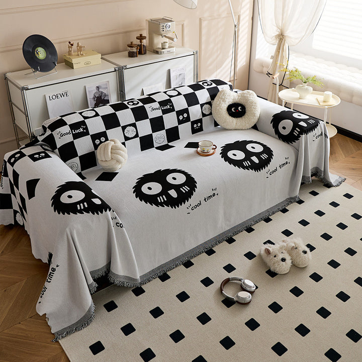 Fun Cartoon-Themed Throw Blanket