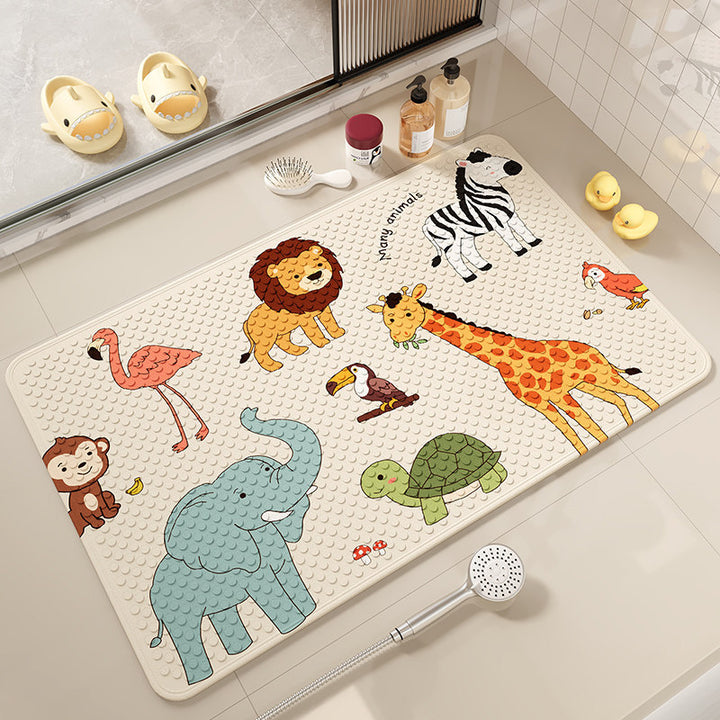 Animal-Themed Bath Mat Bowlift