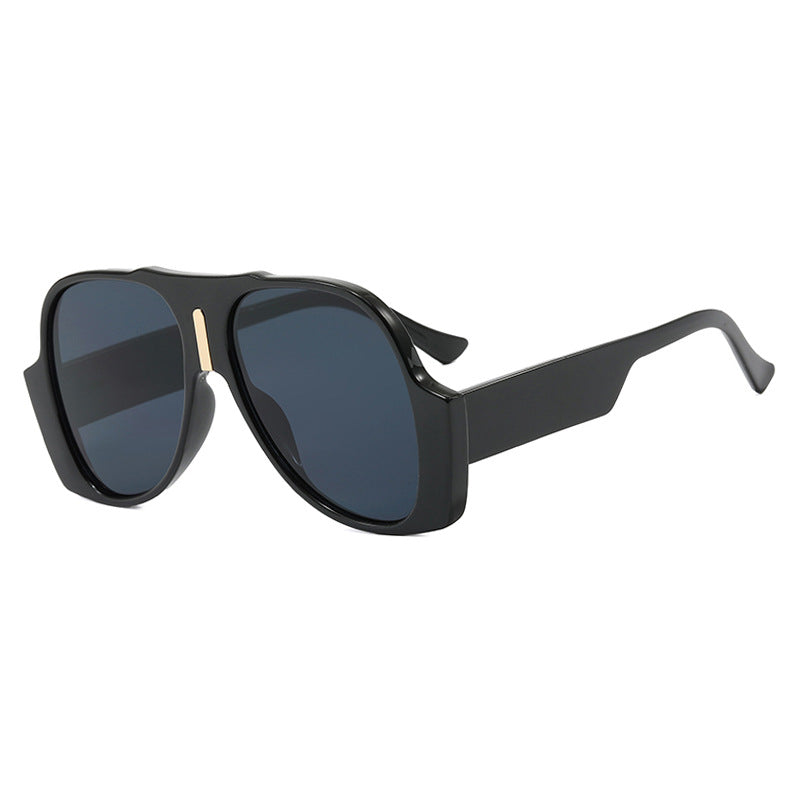 Women's square sunglasses with unique animal pattern frame and UV protection Bowlift