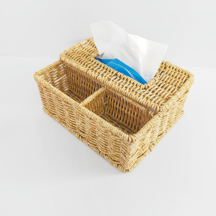 Multi-Compartment Woven Storage Organizer Bowlift