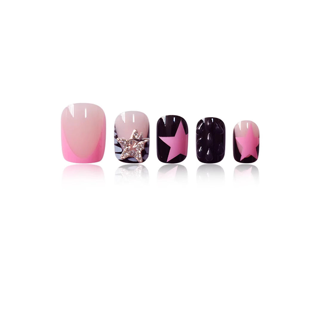 Glamorous Press-On Nail Art Bowlift