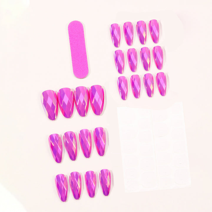 Crystal-Effect Stiletto Nail Art Extensions Bowlift