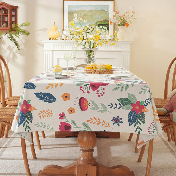 Floral Print Table Cover