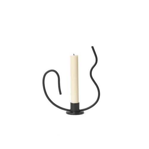 Artistic Curved Candle Holder