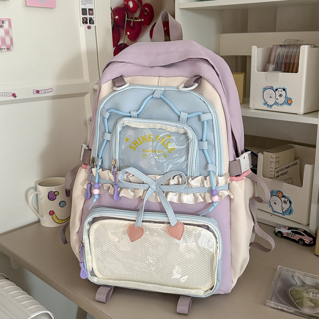 Stylish Multi-Pocket Casual Backpack
