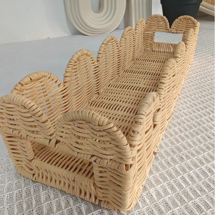 Decorative Woven Basket Bowlift