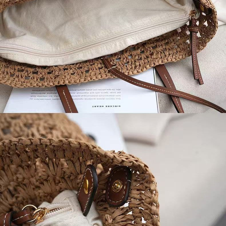 Handmade basket bag Bowlift