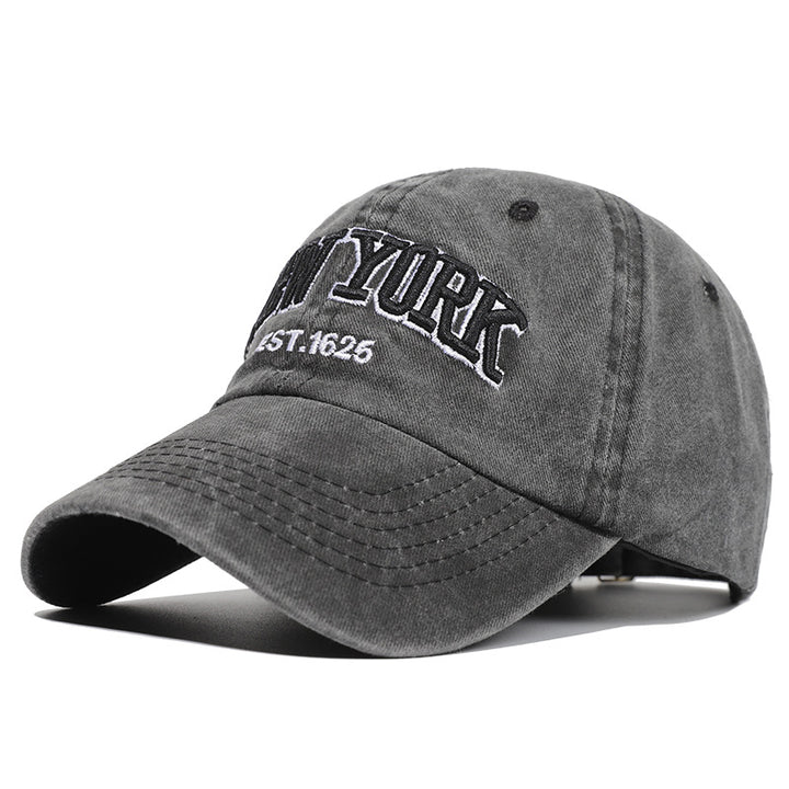 Men's Distressed Embroidered Dad Hat Bowlift