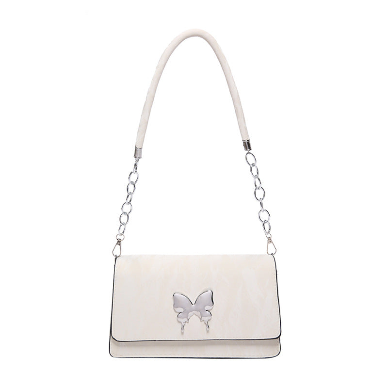 WoChic Designer Handbag with Butterfly Accent Bowlift