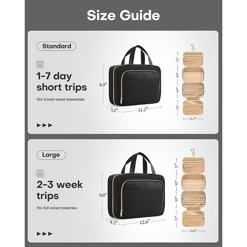 Elegant cosmetic organizer bag Bowlift