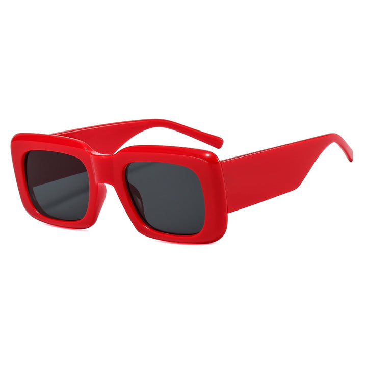 Women oversized sunglasses with square frame and transparent design Bowlift