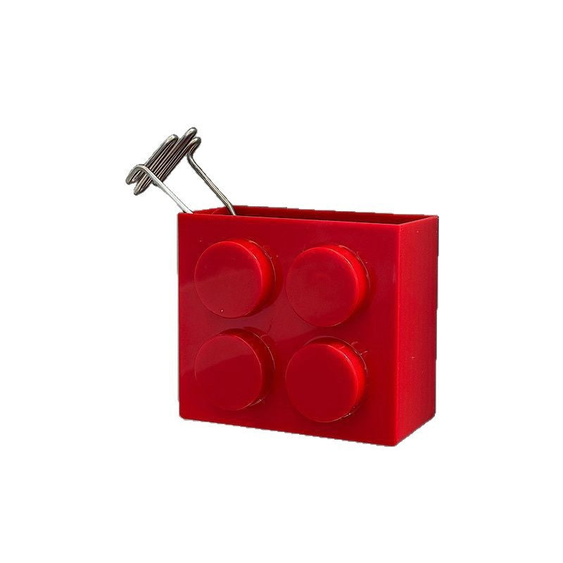 Magnetic Building-Block Style Fridge Storage Caddy Bowlift