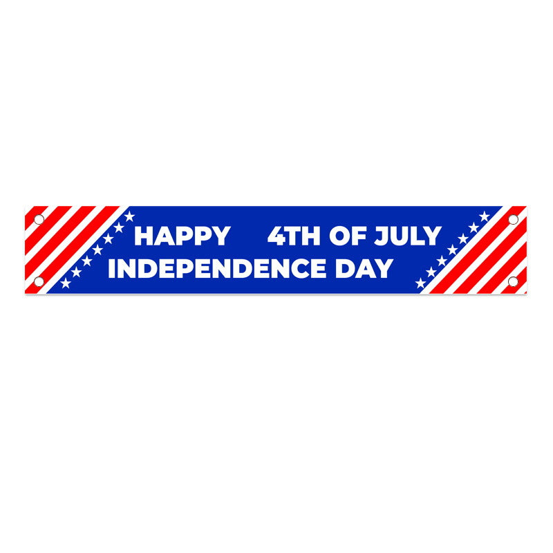 Unisex garden banner with patriotic design by Bowlift