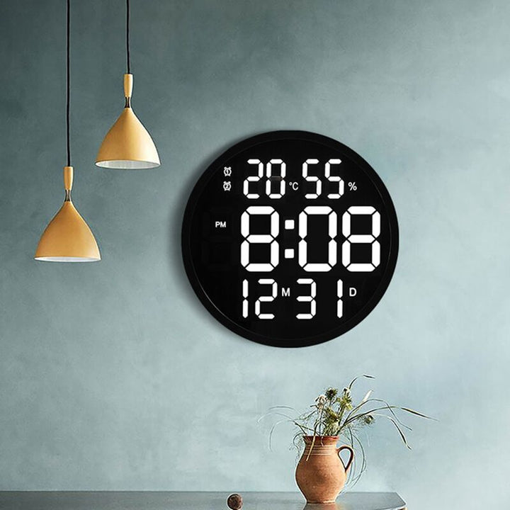 Digital Hygrometer-Thermometer Alarm Clock Bowlift