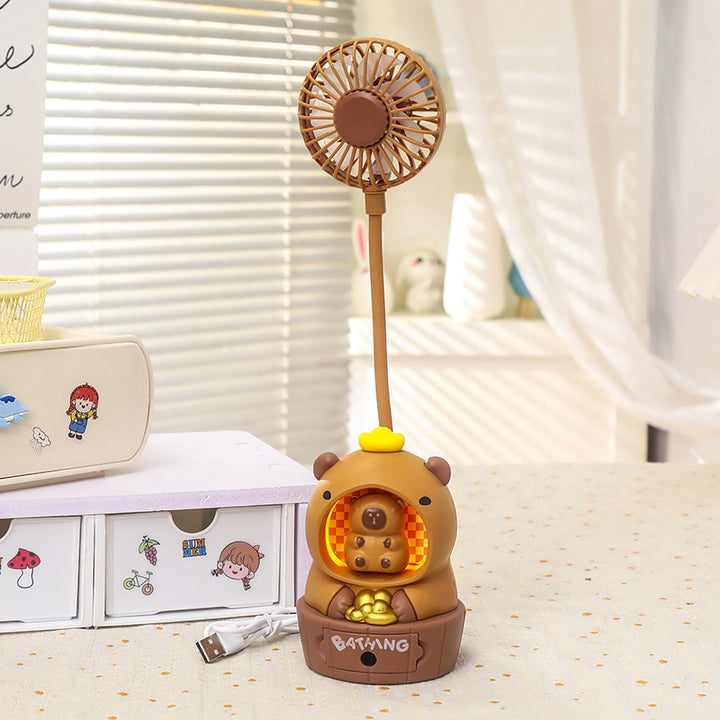 Women portable mini fan with cute animal design Bowlift