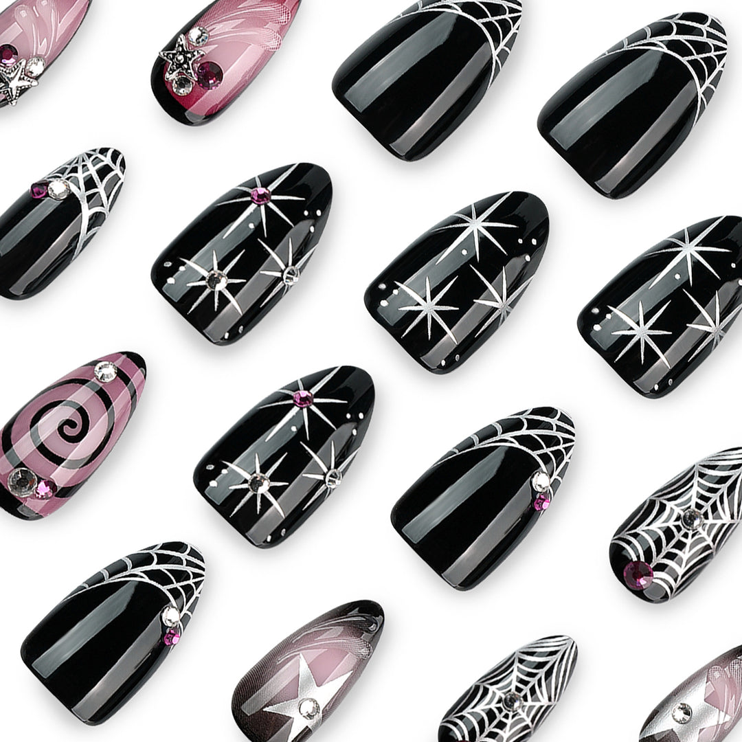 Artistic Halloween Nail Art Bowlift