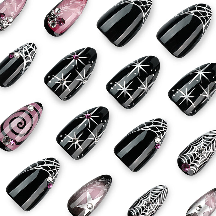 Artistic Halloween Nail Art Bowlift