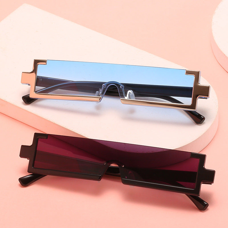 Ladies futuristic sunglasses with unique geometric design Bowlift