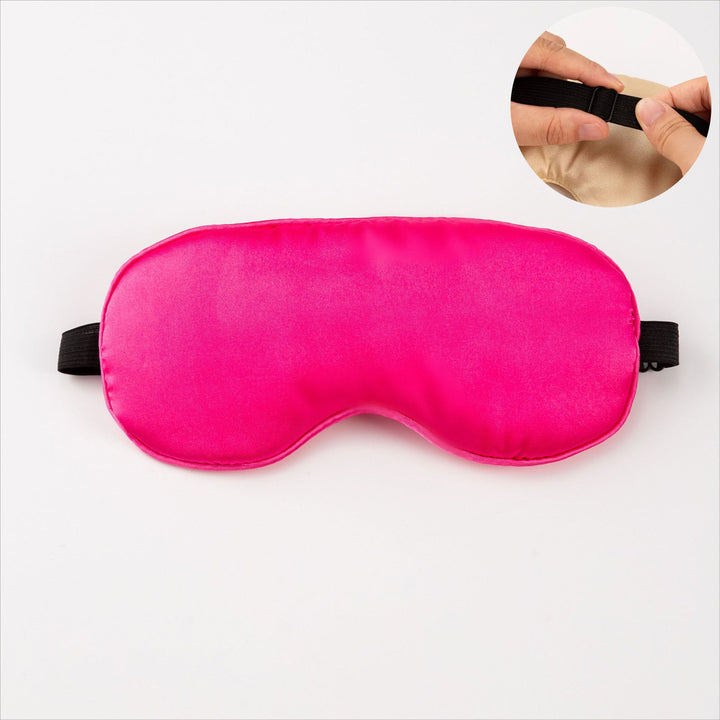 Unisex nan ergonomic sleep mask with adjustable elastic band and soft satin surface Bowlift