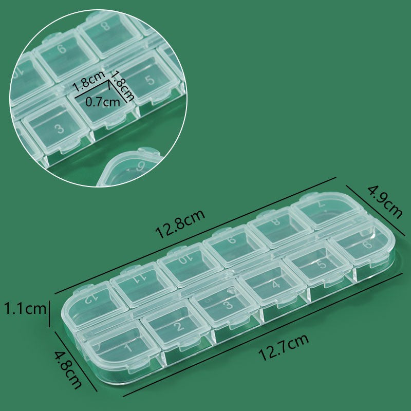 Multi-Compartment Craft Supply Box Bowlift