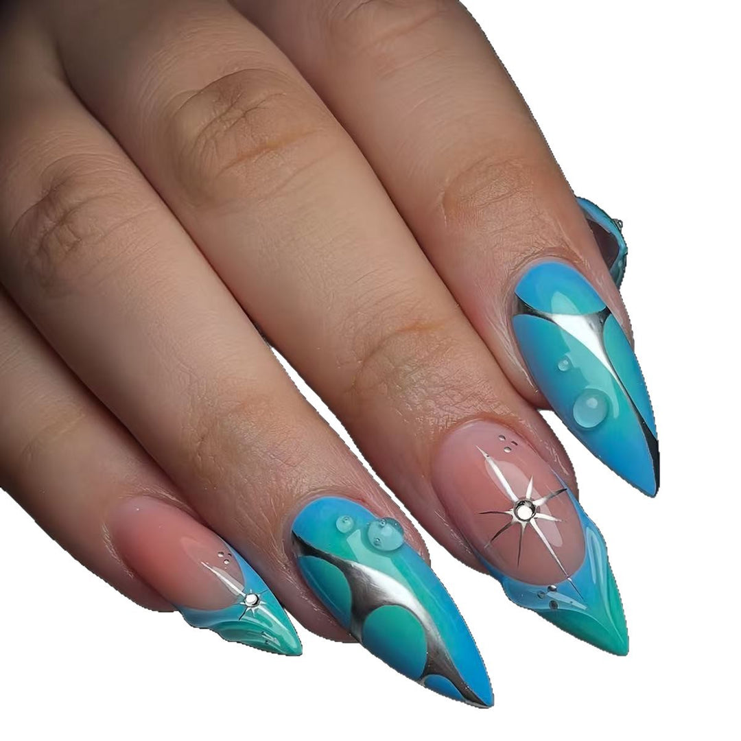 Artistic Stiletto Nail Extensions Bowlift